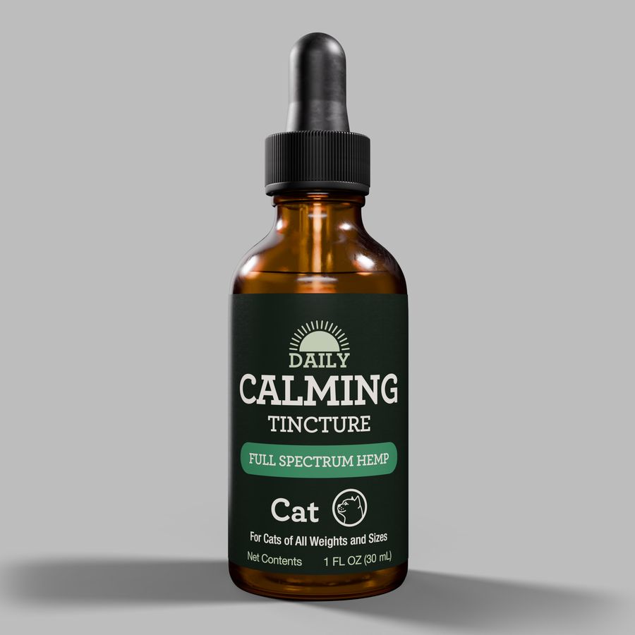 Kradle cat calming tincture bottle