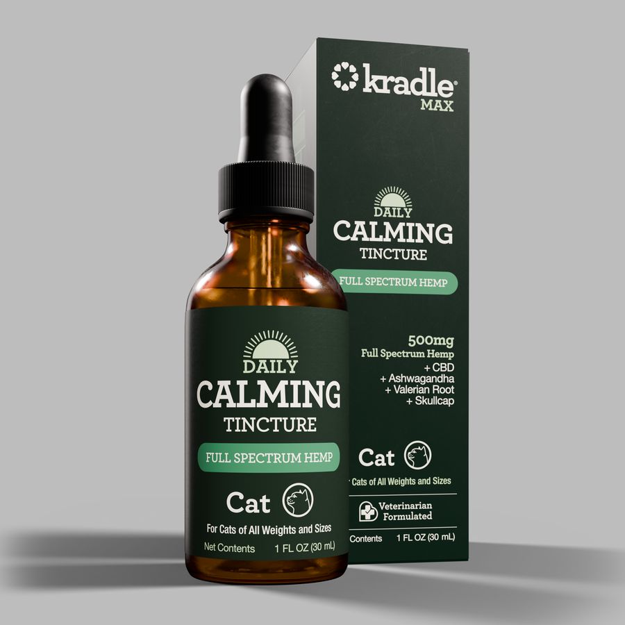 Kradle cat tincture with its retail box