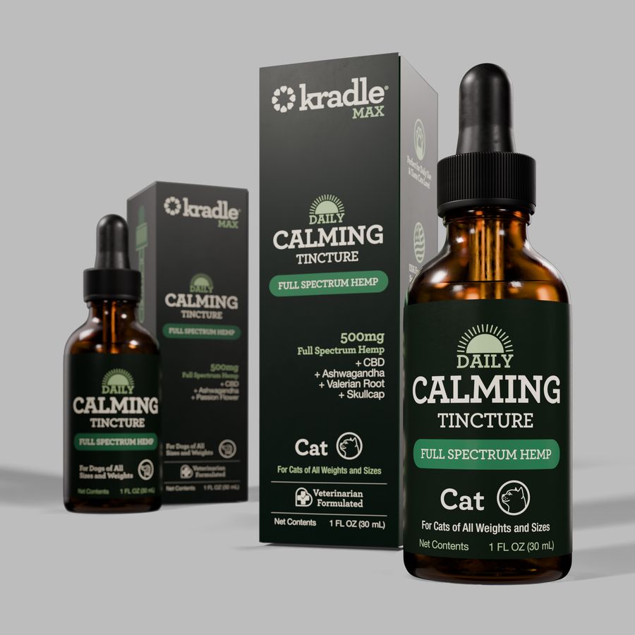 Kradle cat and dog tincture collection hero render