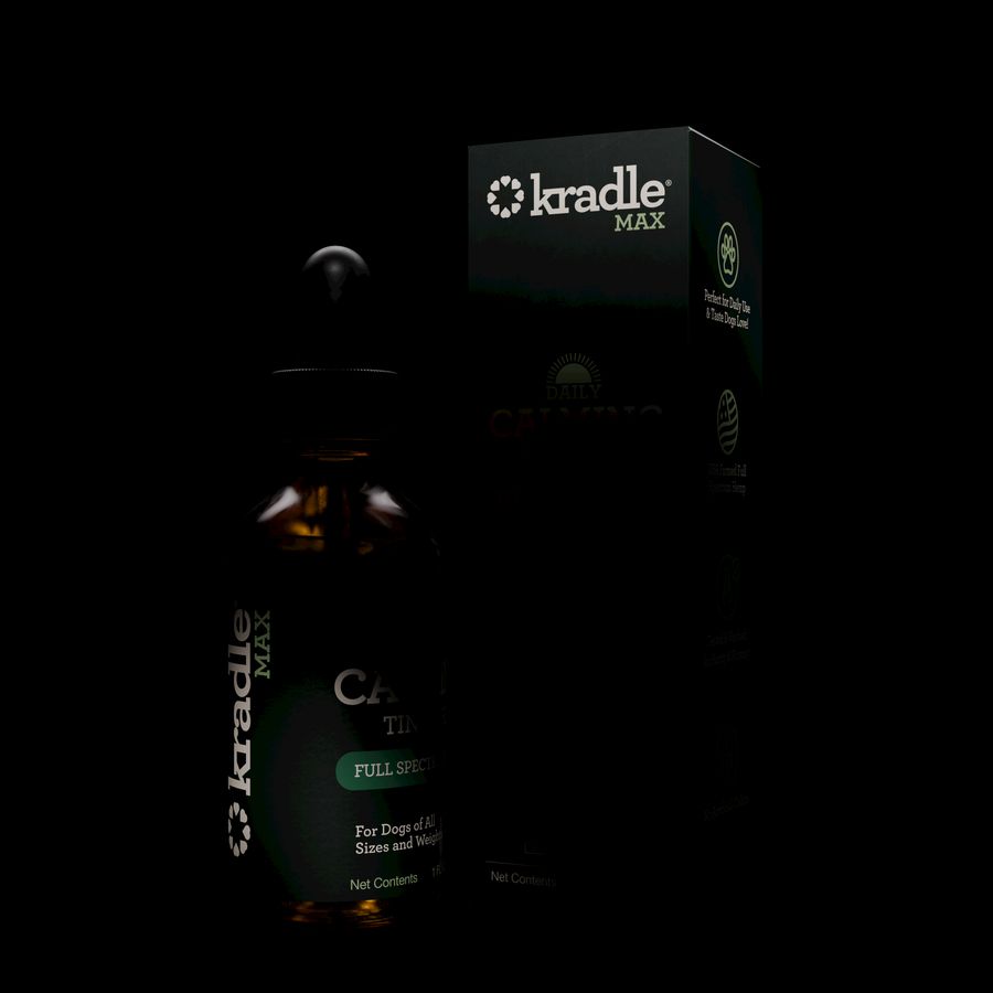Dark launch teaser for Kradle's calming tinctures